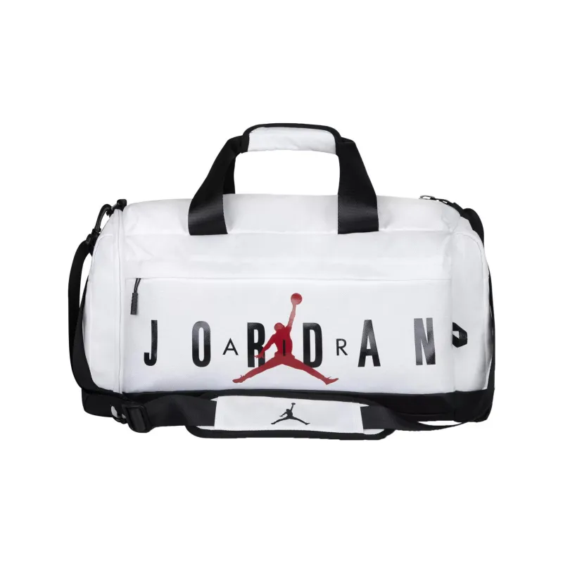Jordan Jumpman Series Polyurethane Travel Bags Medium Size Unisex White-0