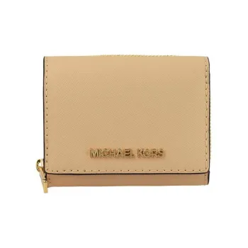 MICHAEL KORS Leather Wallet Mini Women's Brown
