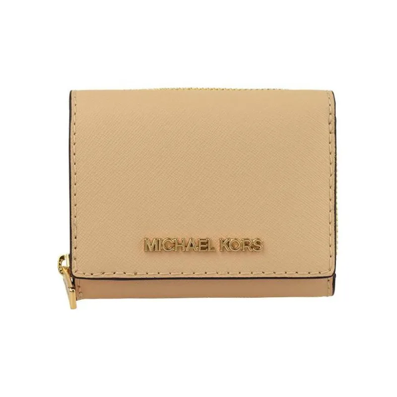 MICHAEL KORS Leather Wallet Mini Women's Brown-0