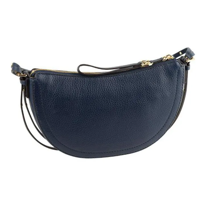 MICHAEL KORS Leather Crossbody Bag, Shoulder Bag Women's Blue-1
