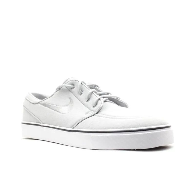 Nike SB Stefan Janoski Lightweight And Breathable Low-Top Skateboard Shoes Men's Light Gray White-3