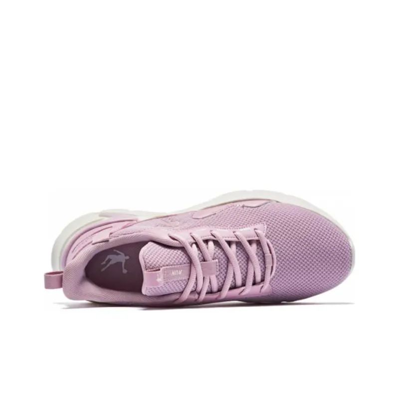 QIAODAN Cushioning Lightweight Low Top Running Shoes Women's Morning Sun, Pink Ivory-3