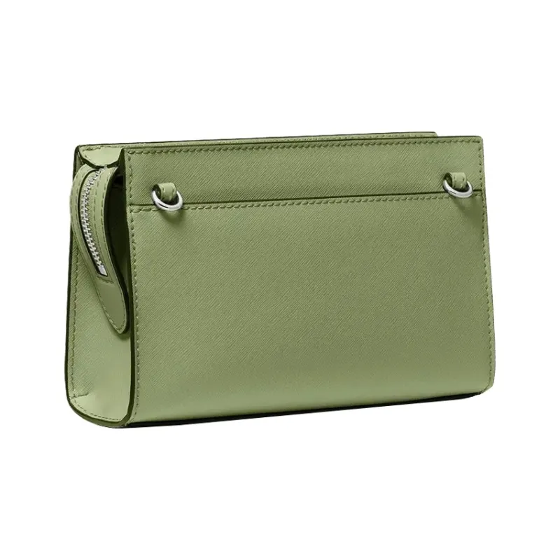 MICHAEL KORS Canvas Shoulder Bag, Crossbody Bag Trumpets Women's Green-1