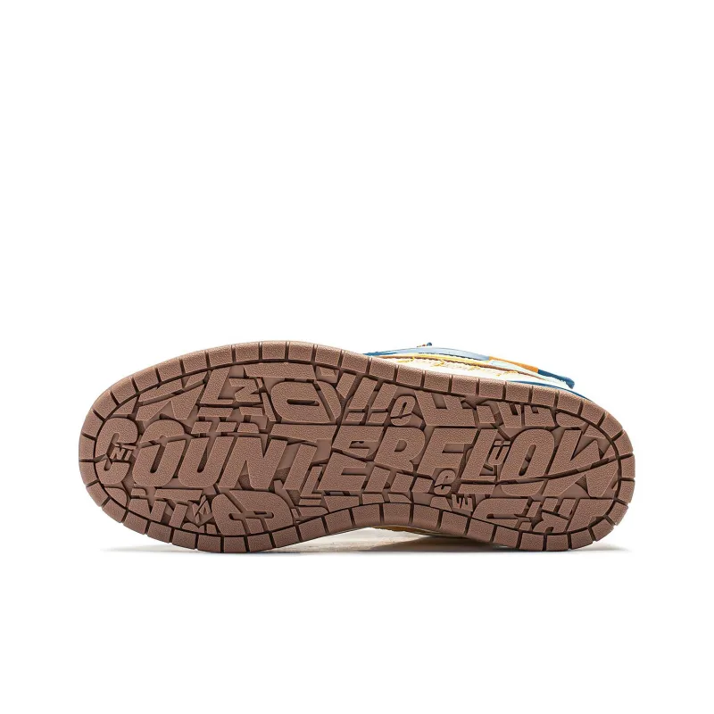 LiNing CF Tracing Honor Cushioning Wear Resistant Low Top Casual Shoes Women's Ecru-5