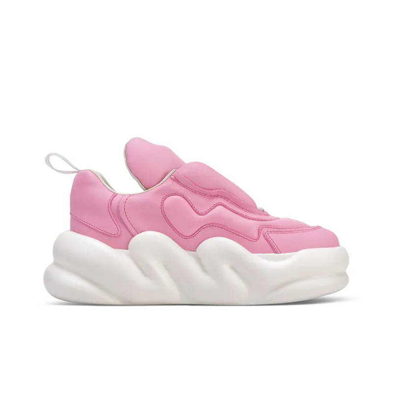 HART DAVIS Cloud Series Height Increasing Low Top Skateboard Shoes Unisex Pink-1
