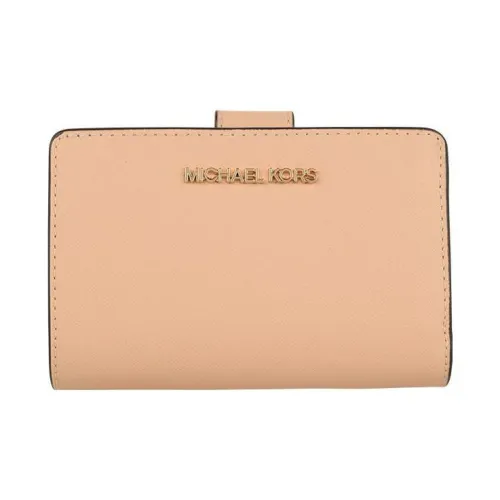MICHAEL KORS Leather Wallet Regular Women's Apricot Pink