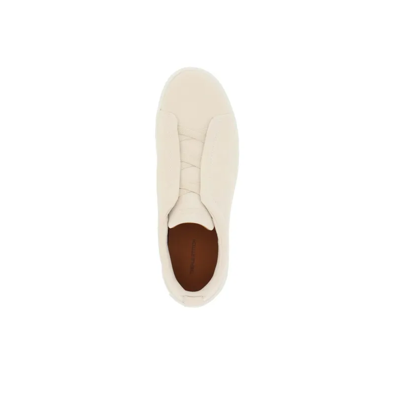 Zegna Grained leather Low top Sneakers-3