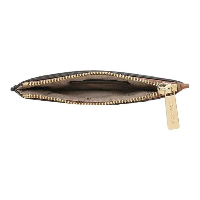 MICHAEL KORS Jet Set Canvas Card Holder Women's Brown-3