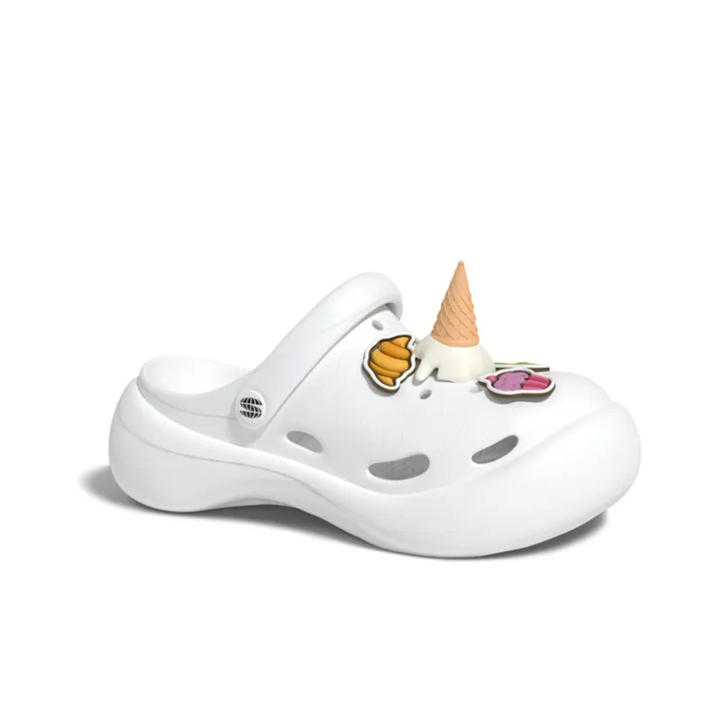 CHIKOKU Wave X Fun Shoe Flower Clogs Unisex-1
