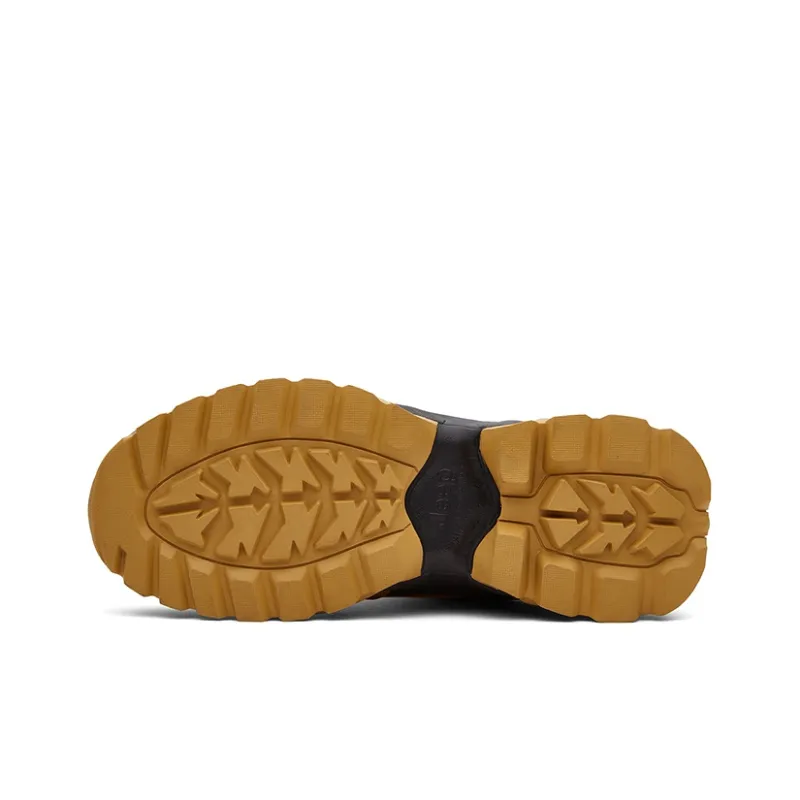 Jeep Cushioning Anti Slip And Wear Resistant Low Top Outdoor Shoes Men's Black Yellow-5
