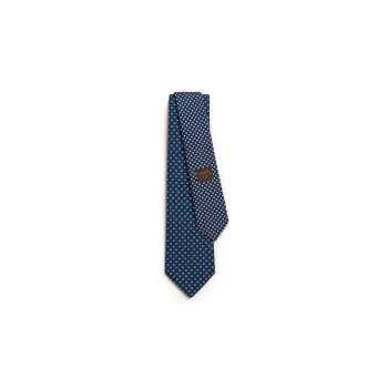 HERMES Ties Men Dark Blue