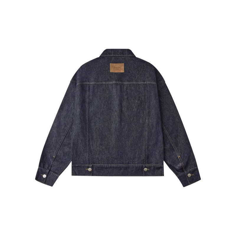CHINISM Denim Jackets Unisex Blue Denim-1