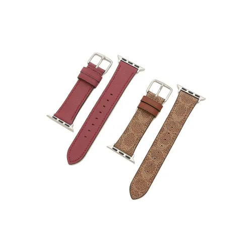 COACH Watch Bands Compatible With All Devices 180mm Canvas Material