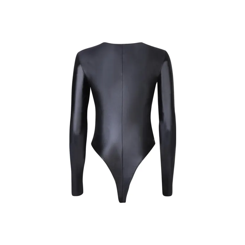 VERSACE JEANS COUTURE Logo Patch Bodysuit-1