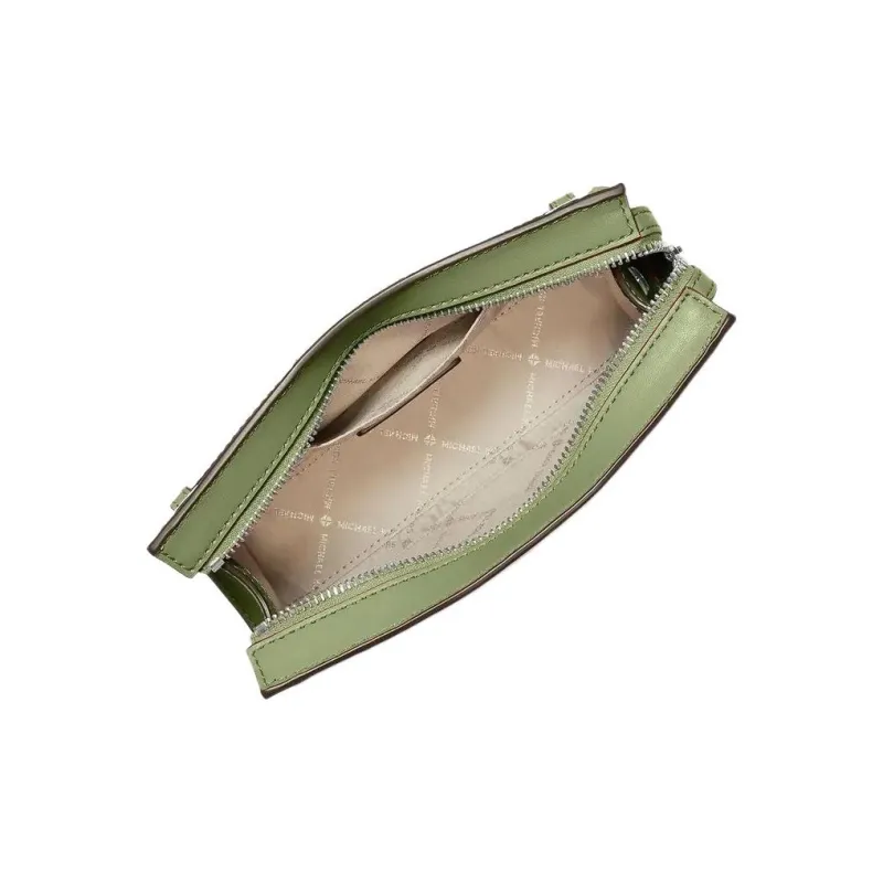 MICHAEL KORS Canvas Shoulder Bag, Crossbody Bag Trumpets Women's Green-2