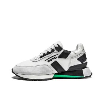 NAUTICA Cushioning Breathable Lightweight Height Increasing Low Top Casual Shoes Women's Black White