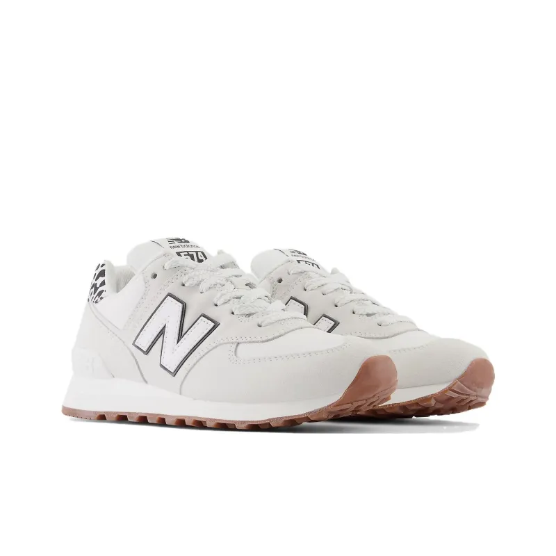 New Balance 574 Reflection White Leopard Women's-2