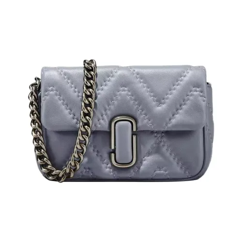 MARC JACOBS Lambskin Crossbody Bag Shoulder Bag Women's Blue Gray