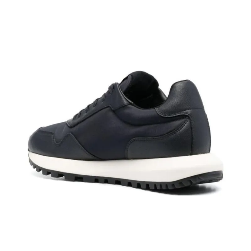 EMPORIO ARMANI Logo-appliqué Panelled Sneakers-2