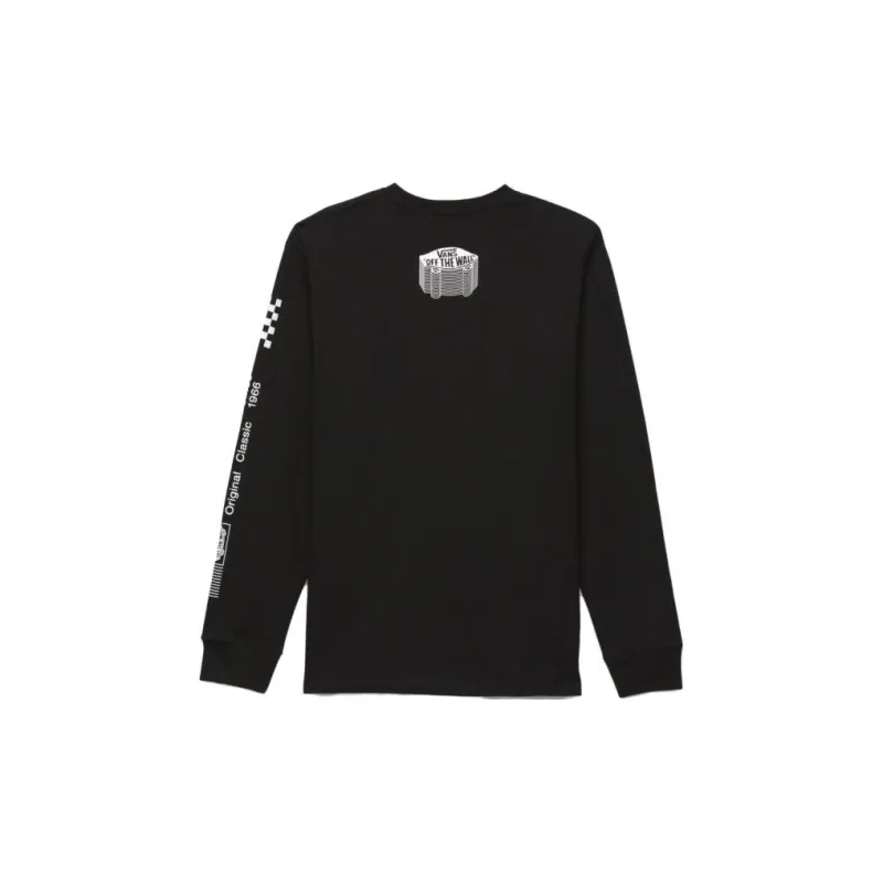 Vans Transfixed Long Sleeve T-Shirts Unisex Black-1