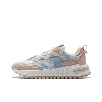 LiNing Wind Rider 2.0 Anti Slip Wear Resistant Low Top Casual Shoes Women's Blue Brown