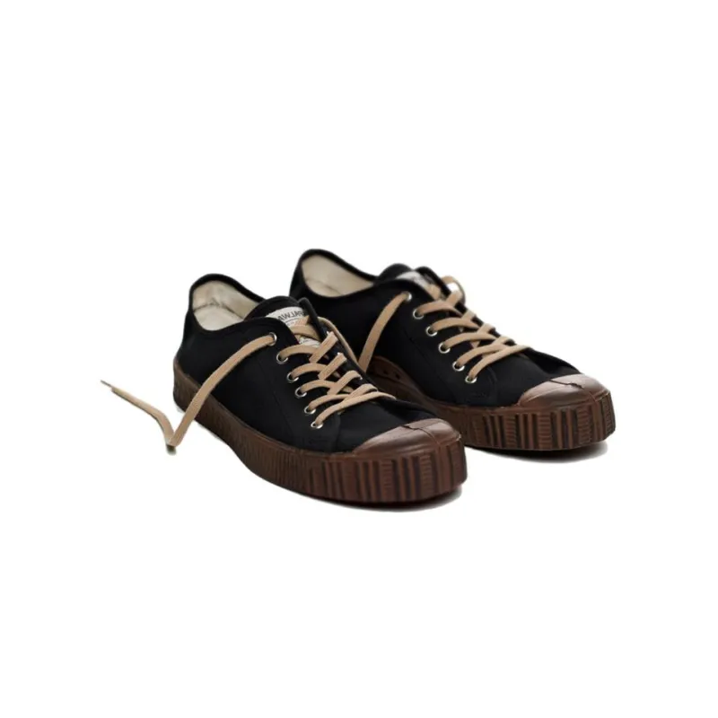 SPALWART Special Low-Top Skateboard Shoes Unisex Black-1