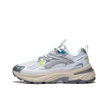 LiNing Aurora 2K Wear Resistant Low Top Casual Shoes Women's Silver White
