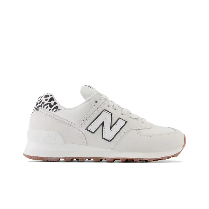 New Balance 574 Reflection White Leopard Women's-1