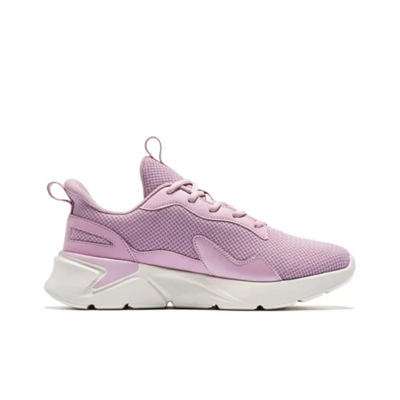 QIAODAN Cushioning Lightweight Low Top Running Shoes Women's Morning Sun, Pink Ivory-1