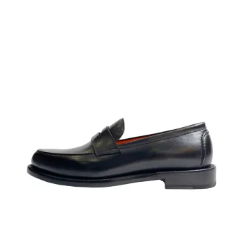 ANTONIO BAREZZI Loafers Men Black/Burgundy