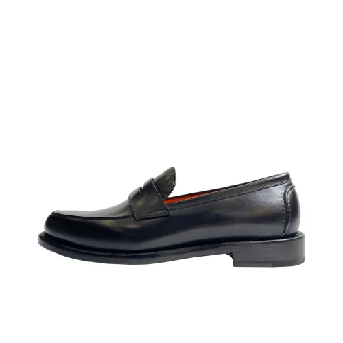 ANTONIO BAREZZI Loafers Men Black/Burgundy