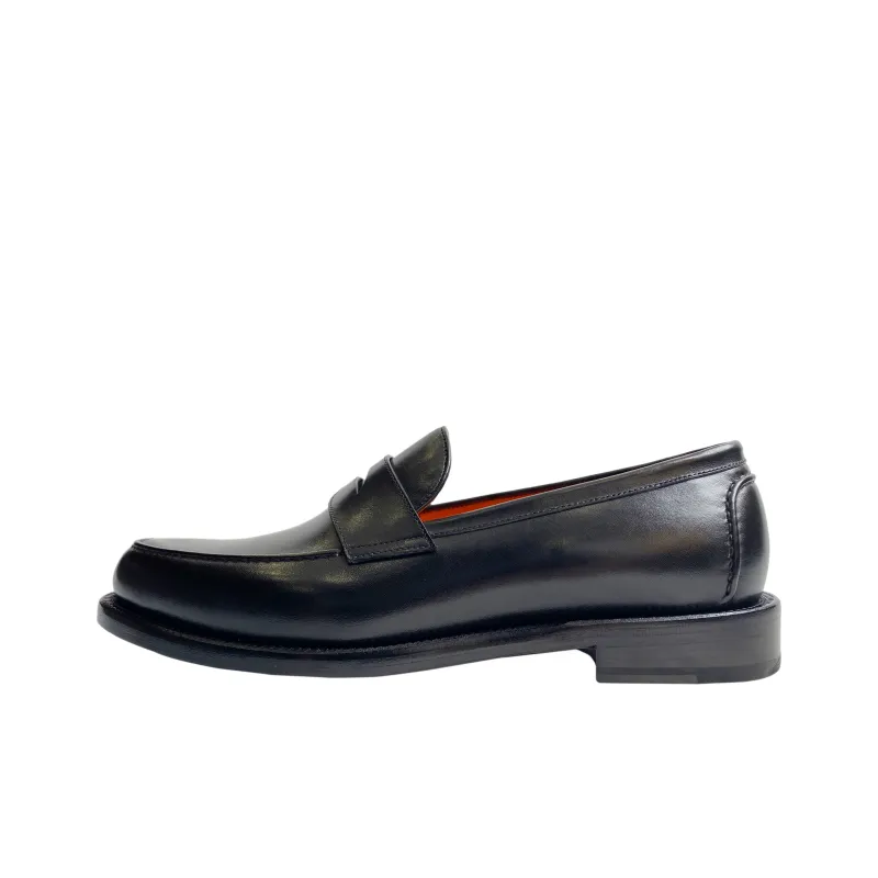 ANTONIO BAREZZI Loafers Men Black/Burgundy-0