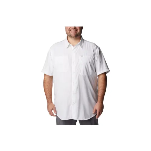 Columbia Silver Ridge Shirts Men White