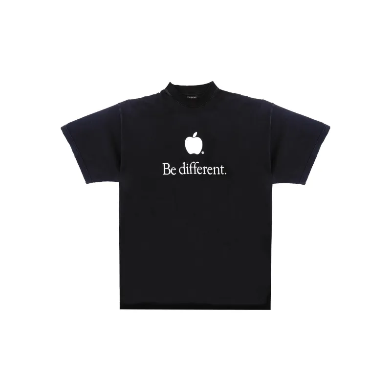 Balenciaga T Shirt Unisex Black-0