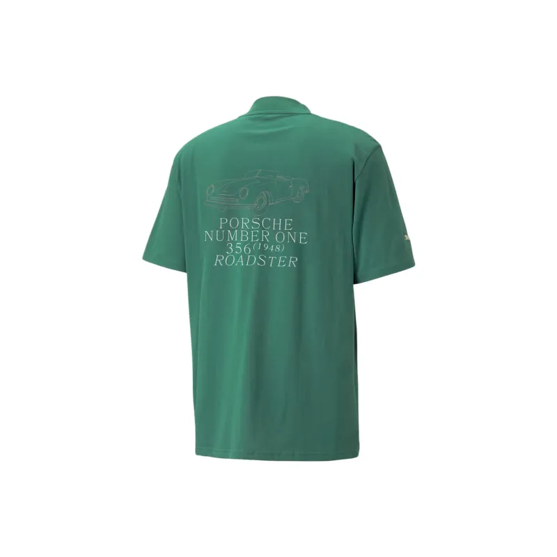 PUMA PL Manifesto T Shirt Men's Green-1