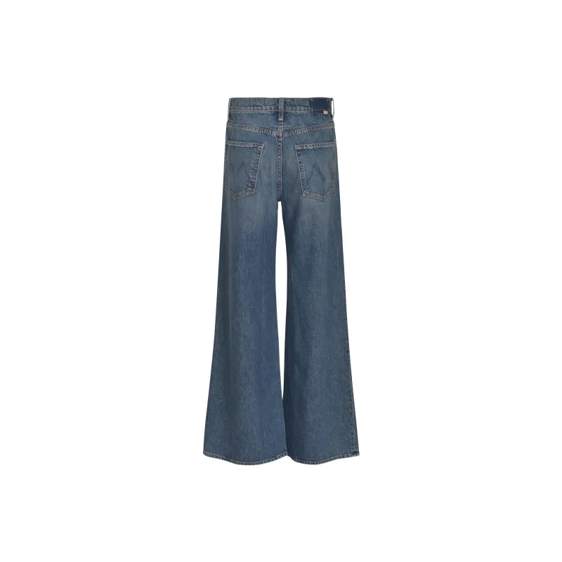 MOTHER The Ditch Roller Sneak Wide-Leg Jeans-1