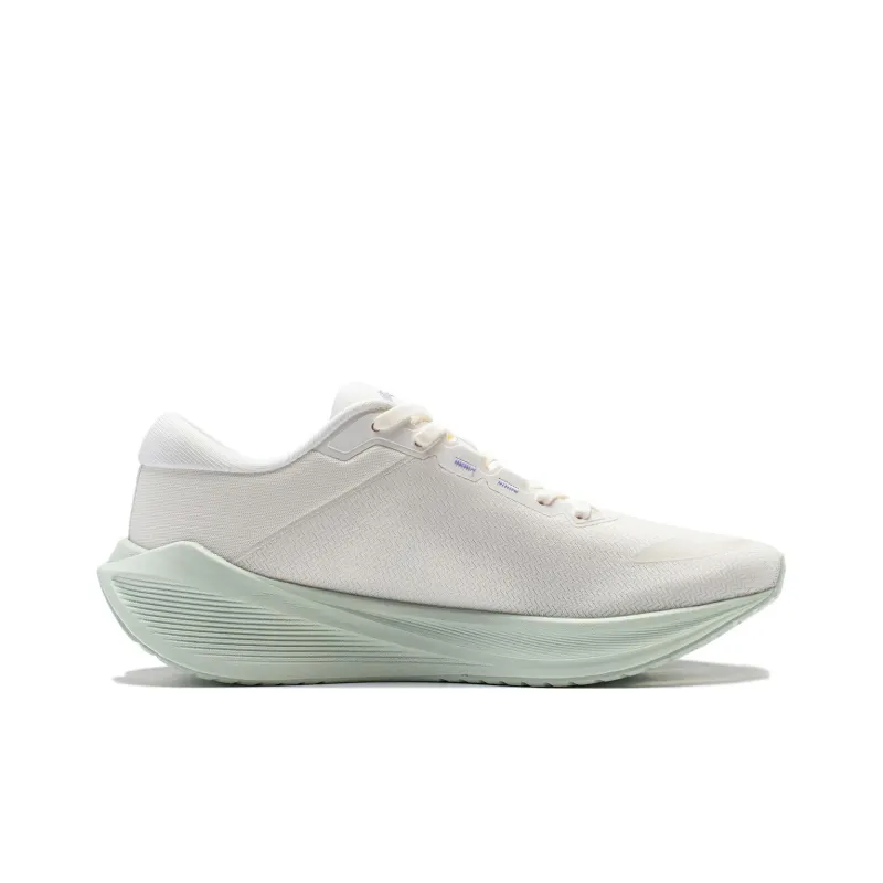 LiNing Wave V2 Cushioning, Slip Resistant, And Abrasion Resistant Low Top Casual Running Shoes Women's Ivory-1