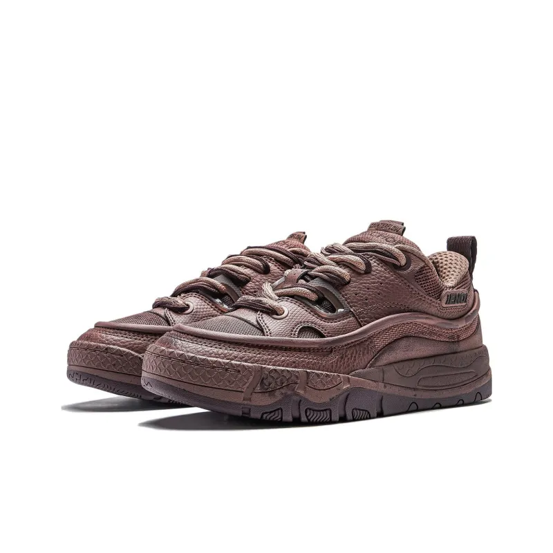 LiNing Reputation 3.5 Distressed Bag Abrasion Resistant Low Top Casual Shoes Men's Cinnamon Brown-2