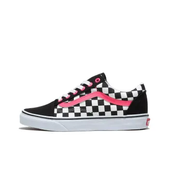 Vans Old Skool Skateboarding Shoes 'Black White Pink'