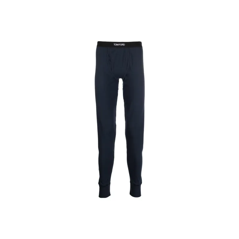 TOM FORD Logo waistband Cotton Legging-0