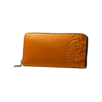 DIESEL Leather Wallet Regular Men's Brown