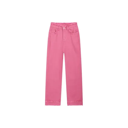 Garbege Jeans Women's Rose Red