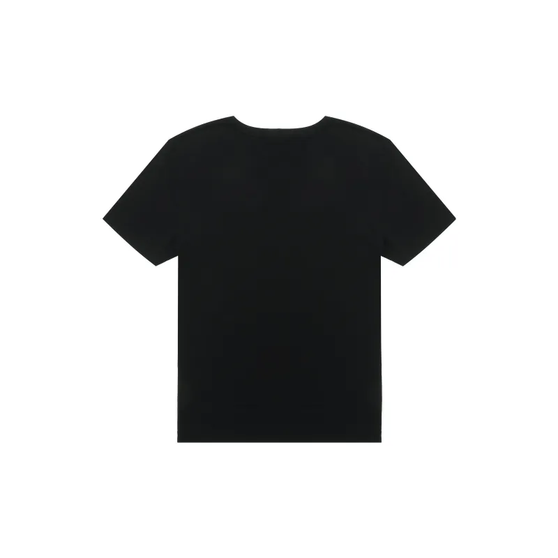 GUCCI Men Logo Washed Print T-shirt Black-1