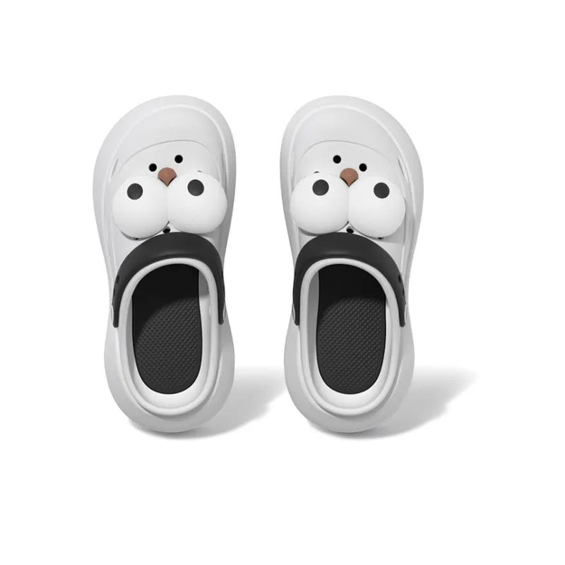 CHIKOKU Cloud X Big Eye Monster Wrap toe Slippers Women's-7