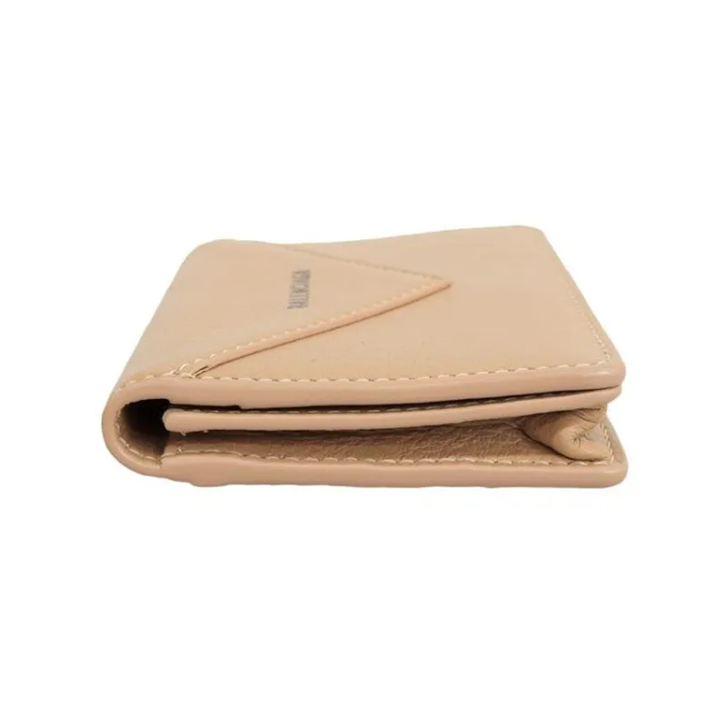 Balenciaga Leather Business Card Holder Card Case Regular Women's Beige-2