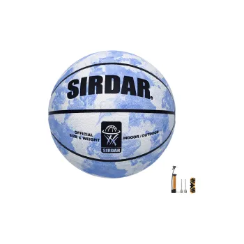 SIRDAR PU Basketball Blue White Size 7 Training Unisex