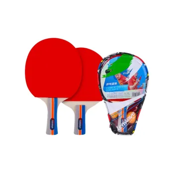 LENWAVE LW 0326 Ping Pong Paddles Unisex Paulownia Rubber Sponge Red Black