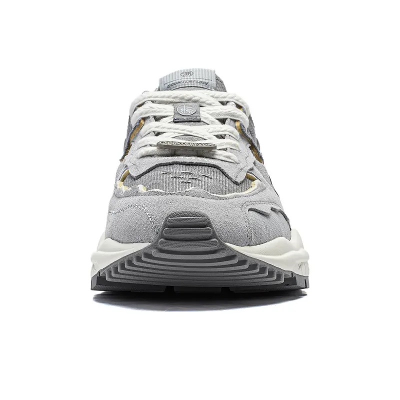 LiNing Origin 2 Origin 2 Anti Slip Wear Resistant Low Top Casual Shoes Men's Brick Gray-4