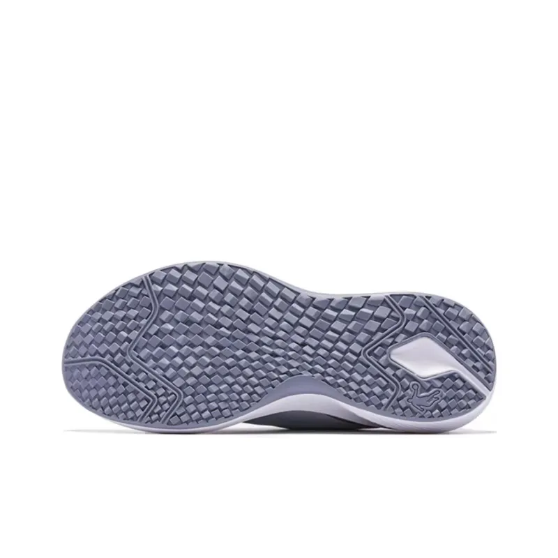 QIAODAN Breathable Low Top Running Shoes Men's Gray Blue-3