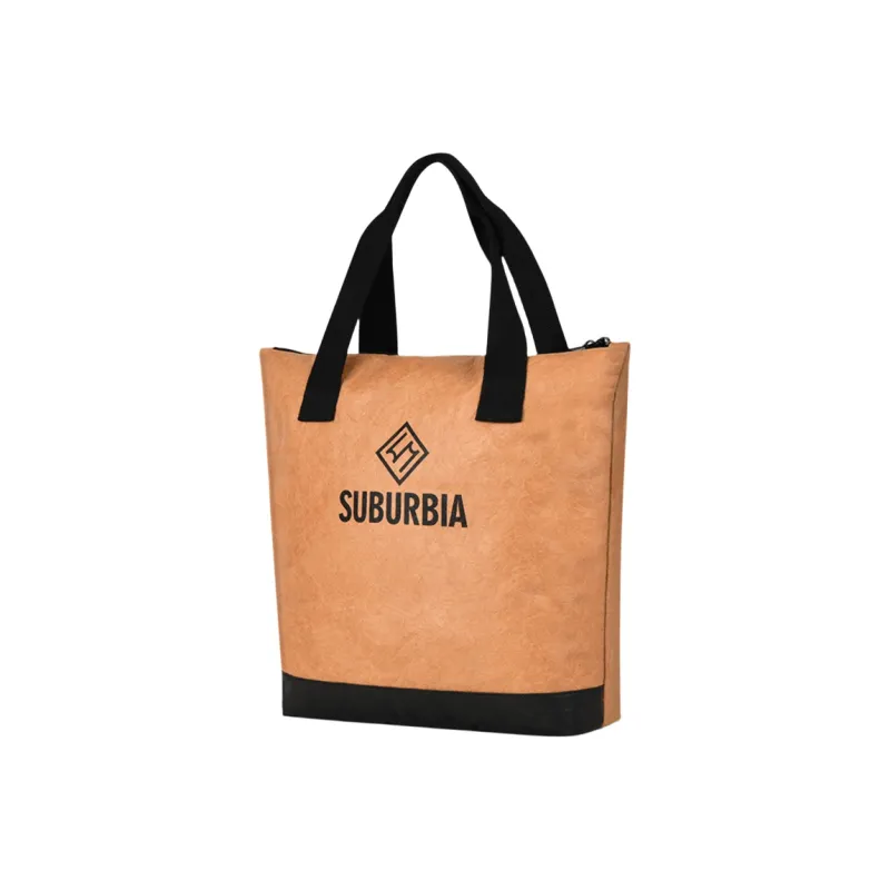 SUBURBIA DuPont Paper Tote Bag Shopping Bag Handbag Regular Unisex Yellow-1